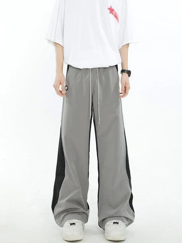 Drawstring Side Seam Sports Pants