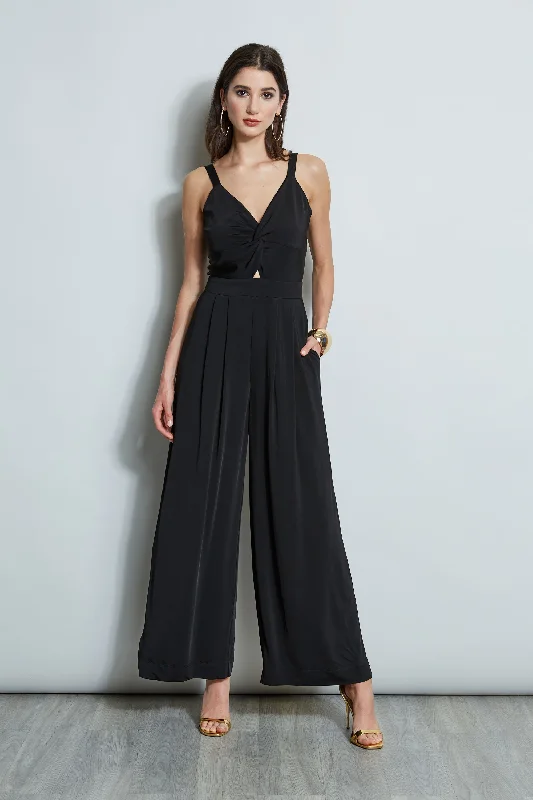 Wide Leg Twist Jumpsuit