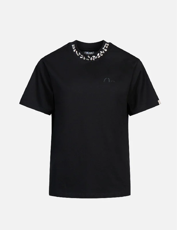 Embellished Collar T-shirt