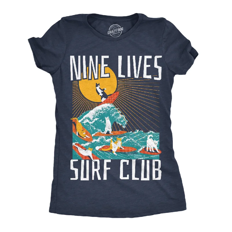 Nine Lives Surf Club Women's T Shirt