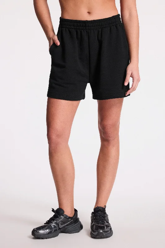 Classic Logo Terry Sweat Short - Black