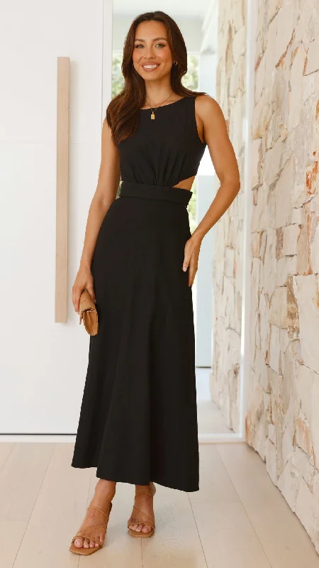 Kimberley Maxi Dress - Black