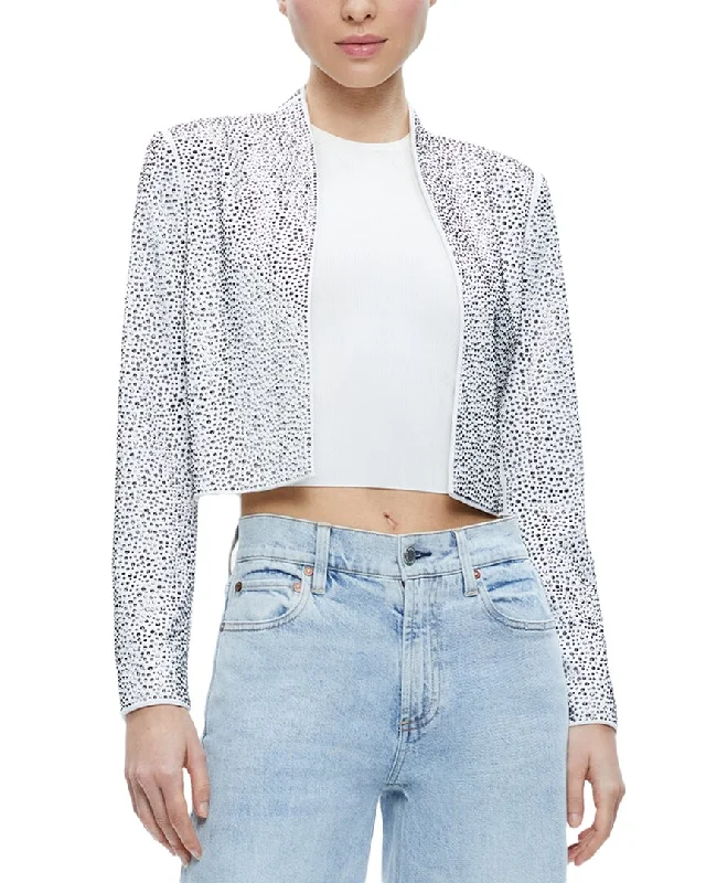 alice + olivia Kalia Open Front Jacket