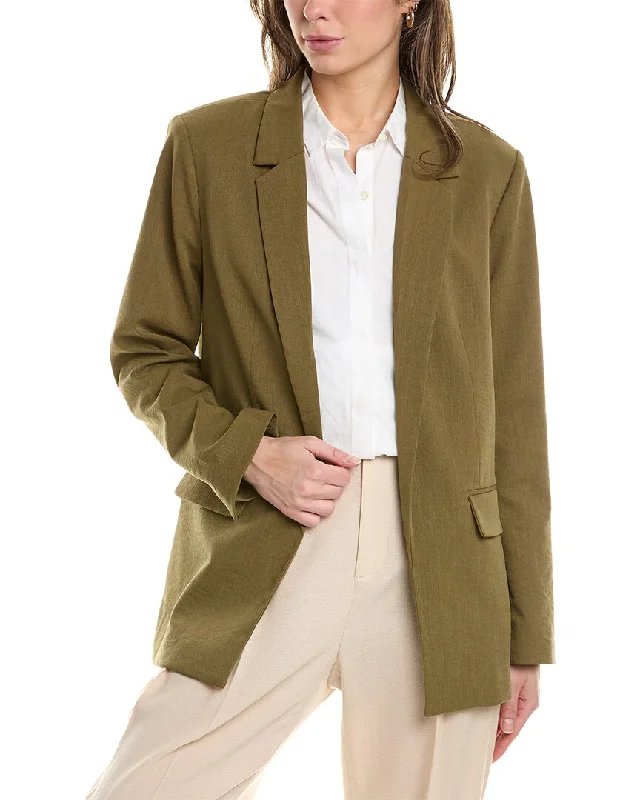 BCBG New York Washed Twill Blazer