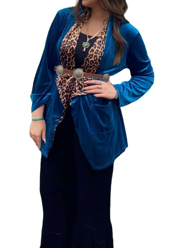 Cassie Blazer In Blue