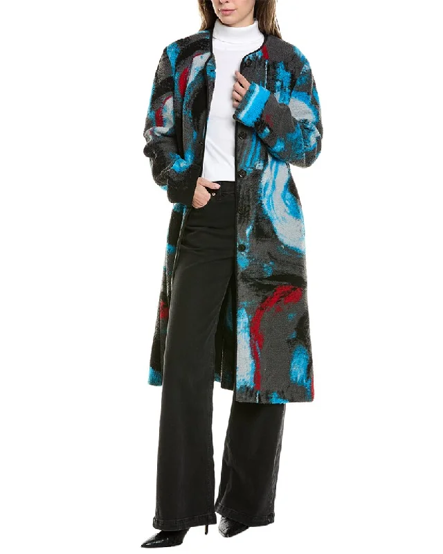 Diane von Furstenberg Roke Wool-Blend Coat