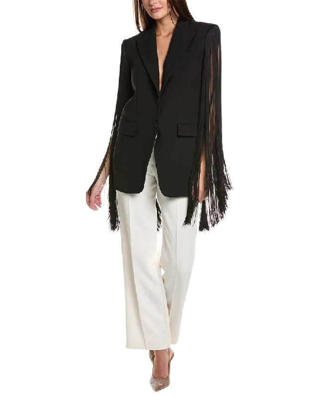 Michael Kors Collection Fringe Sleeve Jacket