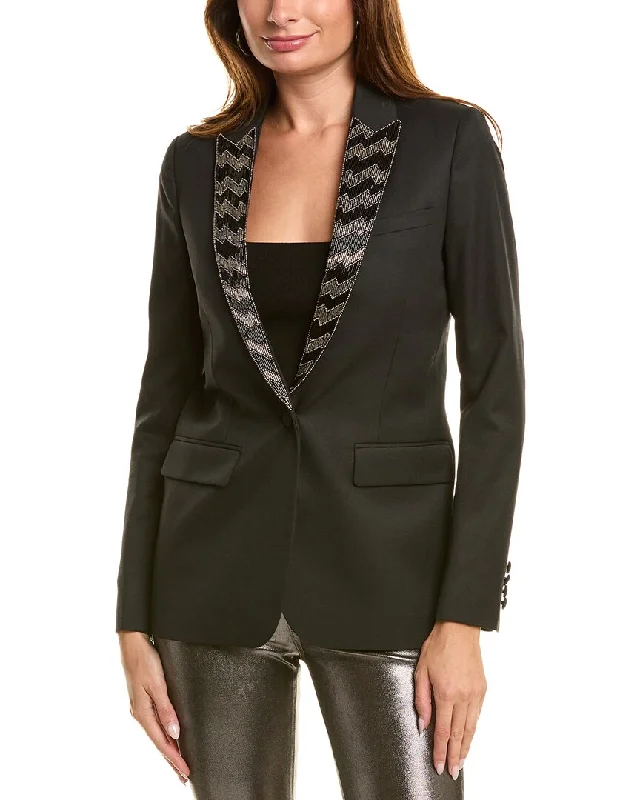 The Kooples Wool-Blend Blazer