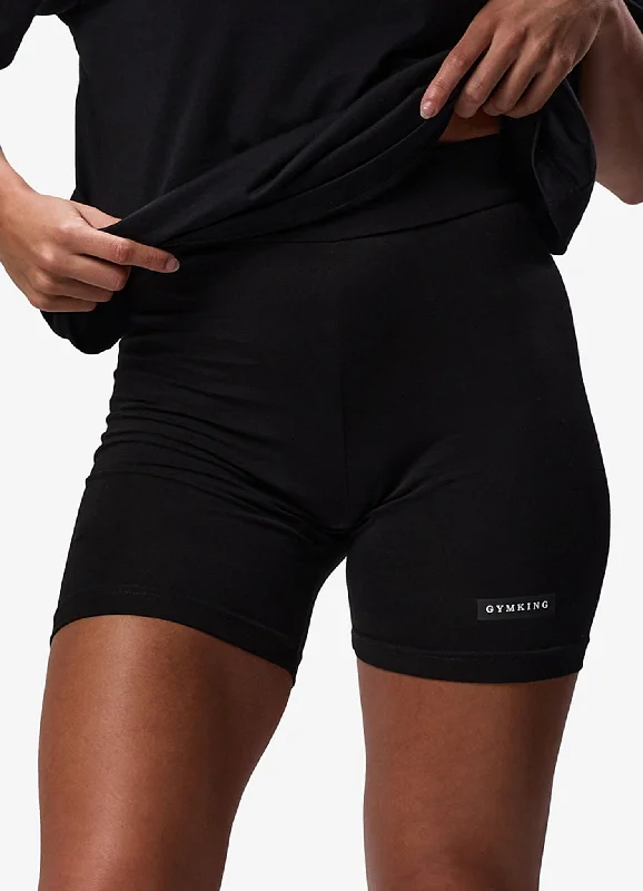 Gym King Stoic Cycle Short - Black